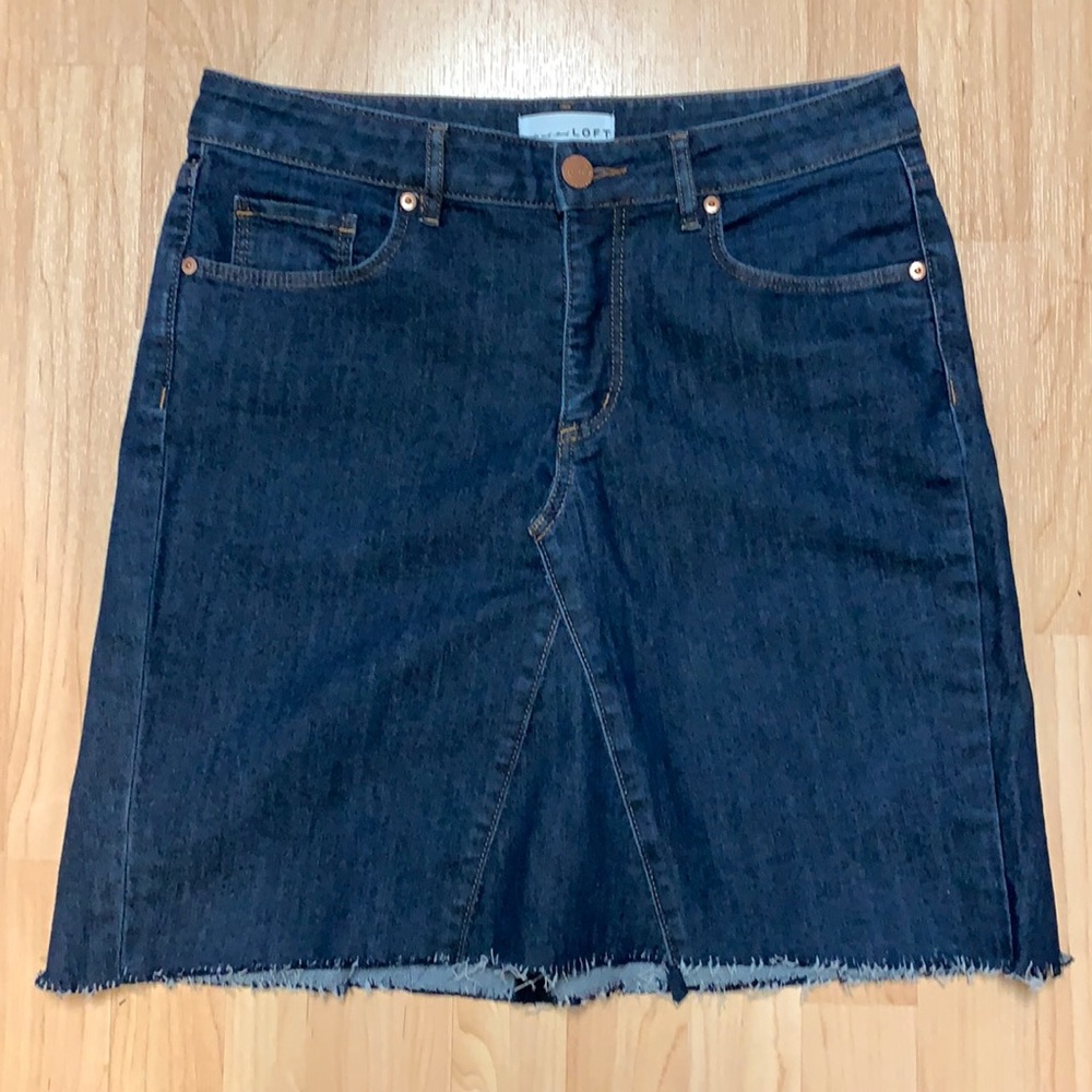 LOFT Jean Skirt